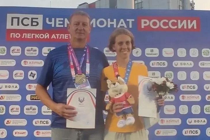Новосибирские легкоатлеты завоевали золото и серебро чемпионата России